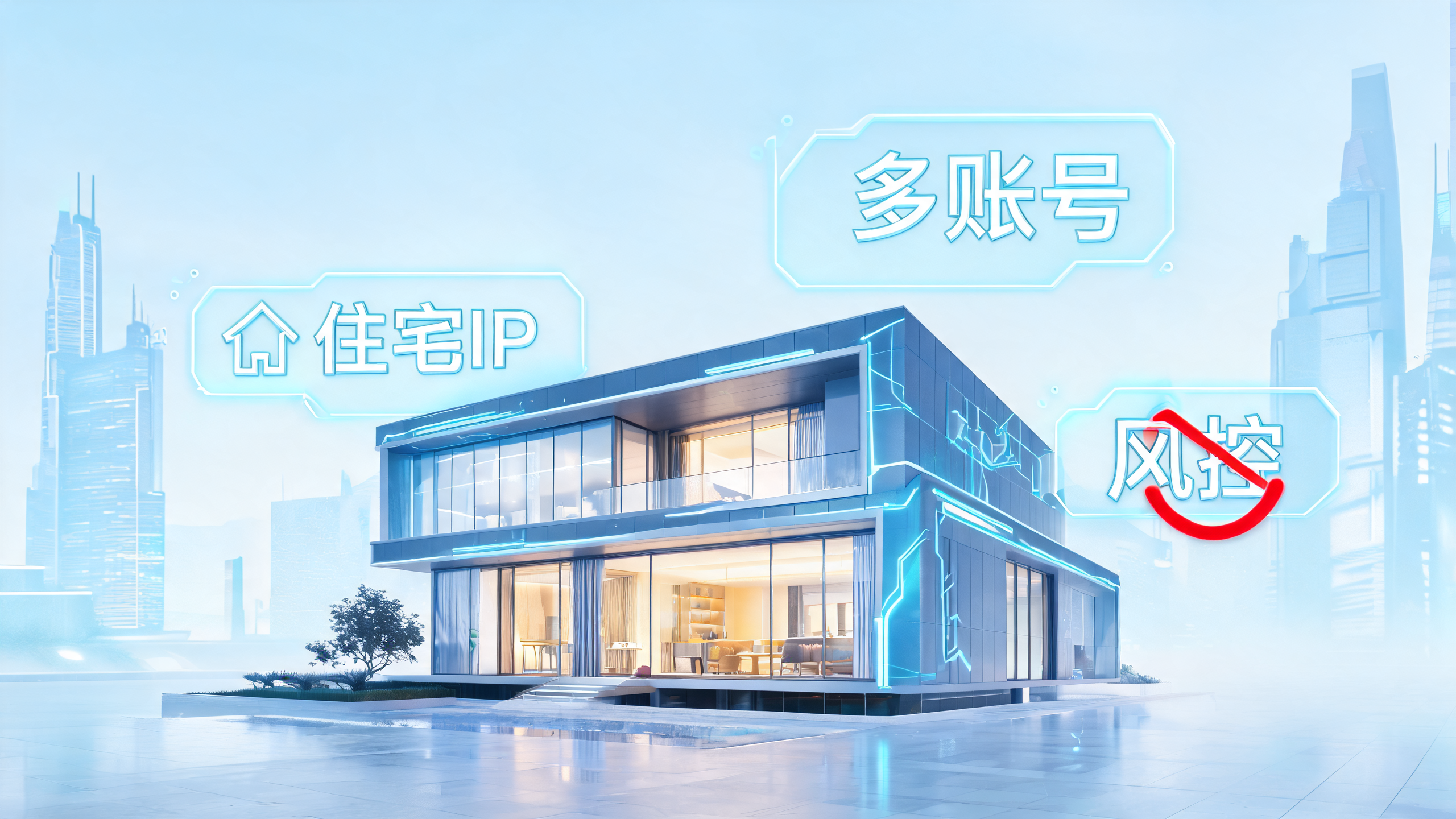短视频运营动态住宅IP，多账号不风控